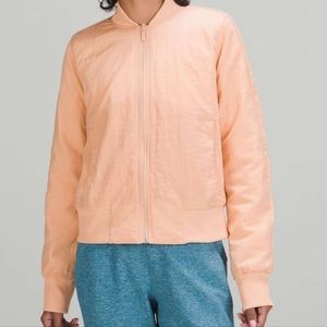 Lululemon Non Stop Bomber Bleached Apricot